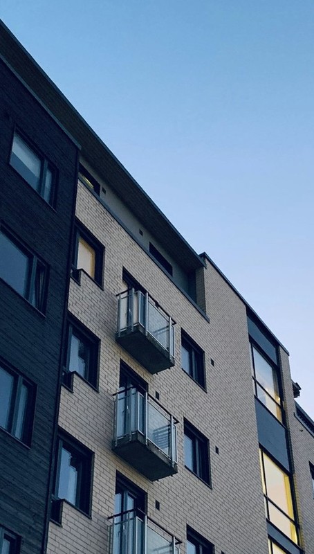 City apartment buildings