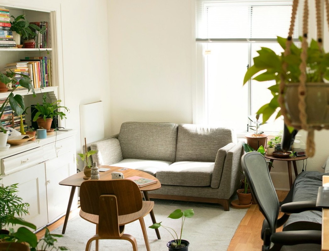 First rental unit living room